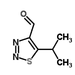 CAS#: 153173-62-7, 5-Isopropyl-1,2,3-Thiadiazole-4-Carbaldehyde