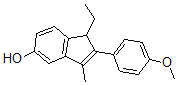 CAS#: 153312-17-5, 1-Ethyl-2-(4-Methoxyphenyl)-3-Methyl-1H-Inden-5-Ol