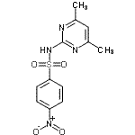 CAS 登录号：153312-38-0， N-(4,6-二甲基-2-嘧啶基)-4-硝基苯磺酰胺