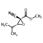 CAS#: 153431-54-0, Methyl (2R,3R)-2-Cyano-3-Isopropyl-2-Oxiranecarboxylate