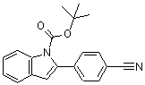CAS 登录号：153432-73-6， 2-(4-氰基苯基)-1H-吲哚-1-羧酸叔丁酯