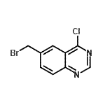 CAS 登录号：153436-68-1， 6-(溴甲基)-4-氯喹唑啉