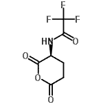 CAS 登录号：1535-57-5， N-[(3S)-2,6-二氧代四氢-2H-吡喃-3-基]-2,2,2-三氟乙酰胺