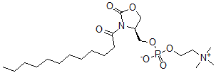 CAS#: 153531-48-7, [(4S)-3-Dodecanoyl-2-Oxo-1,3-Oxazolidin-4-Yl]Methyl 2-Trimethylazaniumylethyl Phosphate