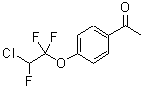 CAS 登录号：1536-63-6， 1-[4-(2-氯-1,1,2-三氟乙氧基)苯基]乙酮