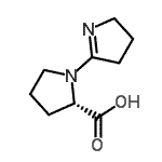 CAS 登录号：153620-64-5， 1-(3,4-二氢-2H-吡咯-5-基)-L-脯氨酸