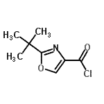 CAS#: 153683-97-7, 2-(2-Methyl-2-Propanyl)-1,3-Oxazole-4-Carbonyl Chloride