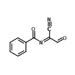 CAS 登录号：153684-03-8， N-[(1E)-1-氰基-2-氧代乙亚基]苯甲酰胺