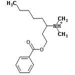 CAS 登录号：153735-23-0， 1-(苯甲酰氧基)-N,N-二甲基-3-辛烷铵