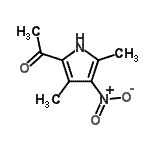 CAS 登录号：153827-69-1， 1-(3,5-二甲基-4-硝基-1H-吡咯-2-基)乙酮