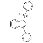 CAS 登录号：153827-73-7， 3-苯基-1-(苯磺酰基)-1H-吲哚