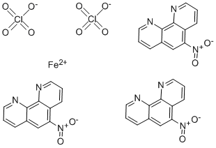 CAS 登录号：15389-73-8， 5-硝基-1,10-菲咯啉亚铁高氯酸盐
