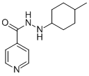 CAS 登录号：15407-89-3， N'-(4-甲基环己基)异烟酰肼