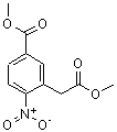 CAS 登录号：154078-86-1， 3-(2-甲氧基-2-氧代乙基)-4-硝基苯甲酸甲酯