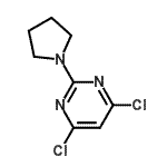 CAS 登录号：154117-91-6， 4,6-二氯-2-(1-吡咯烷基)嘧啶