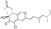 CAS#: 154170-71-5, (7R,8R)-5-Chloro-3-[(1E,5S)-3,5-Dimethylhepta-1,3-Dienyl]-7-Hydroxy-7-Methyl-8-(2-Oxopropyl)-8H-Isochromen-6-One