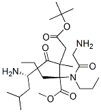 CAS 登录号：154331-04-1， 甲基(2S)-2-[(2-氨基-2-丙基戊酰基)-[(2S)-4-甲基-2-[(2-甲基丙烷-2-基)氧基羰基氨基]戊酰]氨基]-3-甲基丁酸酯