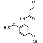 CAS 登录号：154343-50-7， 3-氯-N-(2,5-二甲氧基苯基)丙酰胺