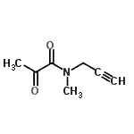 CAS#: 154479-00-2, N-Methyl-2-Oxo-N-(2-Propyn-1-Yl)Propanamide