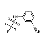 CAS 登录号：154498-33-6， N-(3-乙炔基苯基)-1,1,1-三氟甲烷磺酰胺