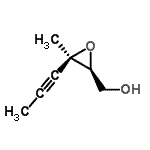 CAS 登录号：154547-40-7， [(2S,3R)-3-甲基-3-(1-丙炔-1-基)-2-环氧乙烷基]甲醇