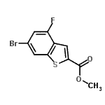CAS#: 154650-60-9, Methyl 6-Bromo-4-Fluoro-1-Benzothiophene-2-Carboxylate