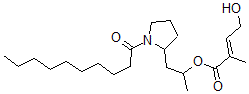 CAS#: 154887-99-7, 1-(1-Decanoylpyrrolidin-2-Yl)Propan-2-Yl (E)-4-Hydroxy-2-Methylbut-2-Enoate