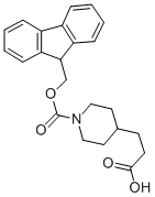 CAS 登录号：154938-68-8， 1-[(9H-芴-9-基甲氧基)羰基]-4-哌啶丙酸