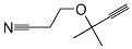 CAS 登录号：15496-08-9， 3-(2-甲基丁-3-炔-2-基氧基)丙腈