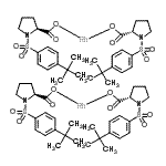 CAS 登录号：154975-39-0， 二[[(2S)-1-(4-叔-丁基苯基)磺酰基吡咯烷-2-羰基]氧基]铑