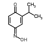 CAS 登录号：15499-33-9， (4Z)-4-(羟基亚胺)-2-异丙基-2,5-环己二烯-1-酮