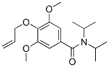 CAS 登录号：155-59-9， 3,5-二甲氧基-N,N-二(丙-2-基)-4-丙-2-烯氧基苯甲酰胺