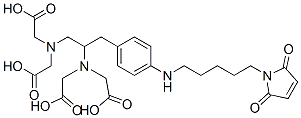 CAS 登录号：155015-71-7， 2-[[1-(二(羧甲基)氨基)-3-[4-[5-(2,5-二氧代吡咯-1-基)戊基氨基]苯基]丙-2-基]-(羧甲基)氨基]乙酸