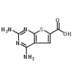 CAS#: 155087-28-8, 2,4-Diaminothieno[2,3-d]Pyrimidine-6-Carboxylic Acid