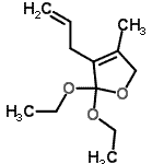 CAS#: 155108-42-2, 3-Allyl-2,2-Diethoxy-4-Methyl-2,5-Dihydrofuran