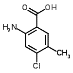 CAS#: 155184-81-9, 2-Amino-4-Chloro-5-Methylbenzoic Acid