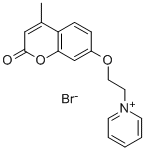 CAS#: 155272-58-5, 4-Methyl-7-(2-Pyridin-1-Ium-1-Ylethoxy)Chromen-2-One Bromide