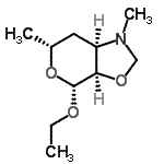 CAS#: 155382-33-5, (3aR,4R,6R,7aR)-4-Ethoxy-1,6-Dimethylhexahydro-2H-Pyrano[4,3-d][1,3]Oxazole