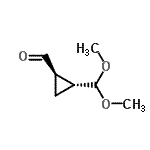 CAS 登录号：155443-40-6， (1R,2R)-2-(二甲氧基甲基)环丙烷甲醛