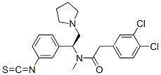 CAS 登录号：155512-49-5， 2-(3,4-二氯苯基)-N-[(1S)-1-(3-异硫氰酸基苯基)-2-吡咯烷-1-基乙基]-N-甲基乙酰胺