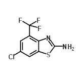CAS#: 155538-41-3, 6-Chloro-4-(Trifluoromethyl)-1,3-Benzothiazol-2-Amine