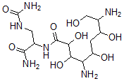 CAS#: 155547-95-8, 4,8-Diamino-N-[1-Amino-3-(Carbamoylamino)-1-Oxopropan-2-Yl]-2,3,5,7,9-Pentahydroxynonanamide