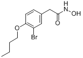 CAS 登录号：15560-64-2， 2-(3-溴-4-丁氧基苯基)乙酰氧肟酸