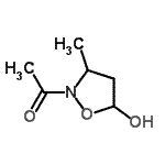 CAS#: 155655-68-8, 1-(5-Hydroxy-3-Methyl-1,2-Oxazolidin-2-Yl)Ethanone