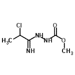 CAS#: 155764-70-8, Methyl 2-(2-chloropropanimidoyl)hydrazinecarboxylate