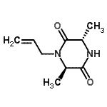 CAS#: 155767-05-8, (3S,6R)-1-Allyl-3,6-Dimethyl-2,5-Piperazinedione
