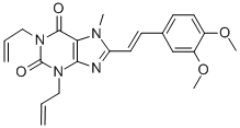 CAS#: 155814-28-1, 8-[(E)-2-(3,4-Dimethoxyphenyl)Ethenyl]-7-Methyl-1,3-Di(Prop-2-Enyl)Purine-2,6-Dione