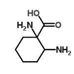 CAS 登录号：155856-84-1， 1,2-二氨基环己烷羧酸