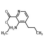 CAS 登录号：155879-83-7， 乙基3-氨基-4-丙基-2-吡啶羧酸酯