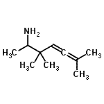 CAS#: 155904-86-2, 3,3,6-Trimethyl-4,5-Heptadien-2-Amine